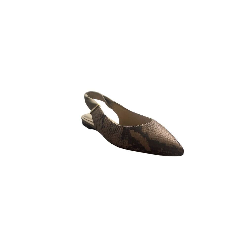 Cole Haan Eden Skimmer Flats Snakeskin Print Womens Size 5 NEW WITH BOX